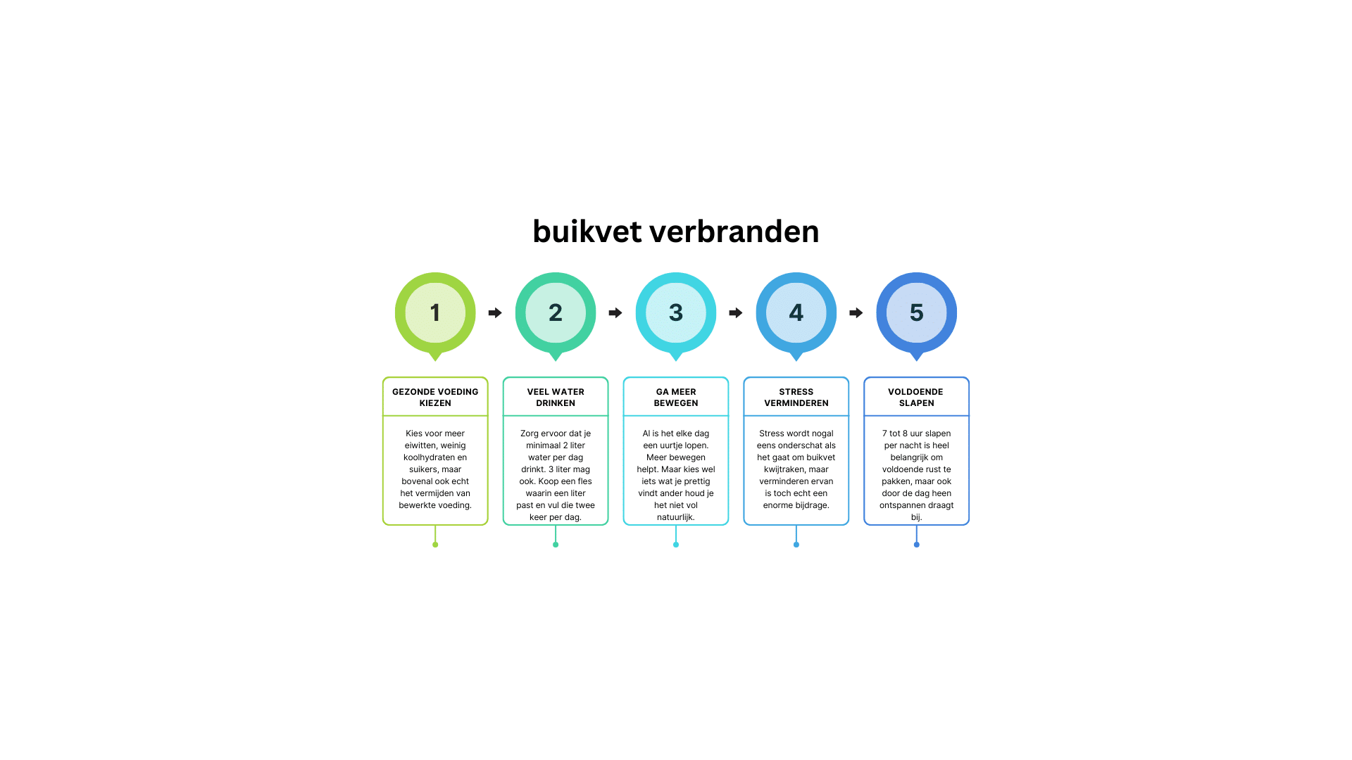 buikvetten verbranden