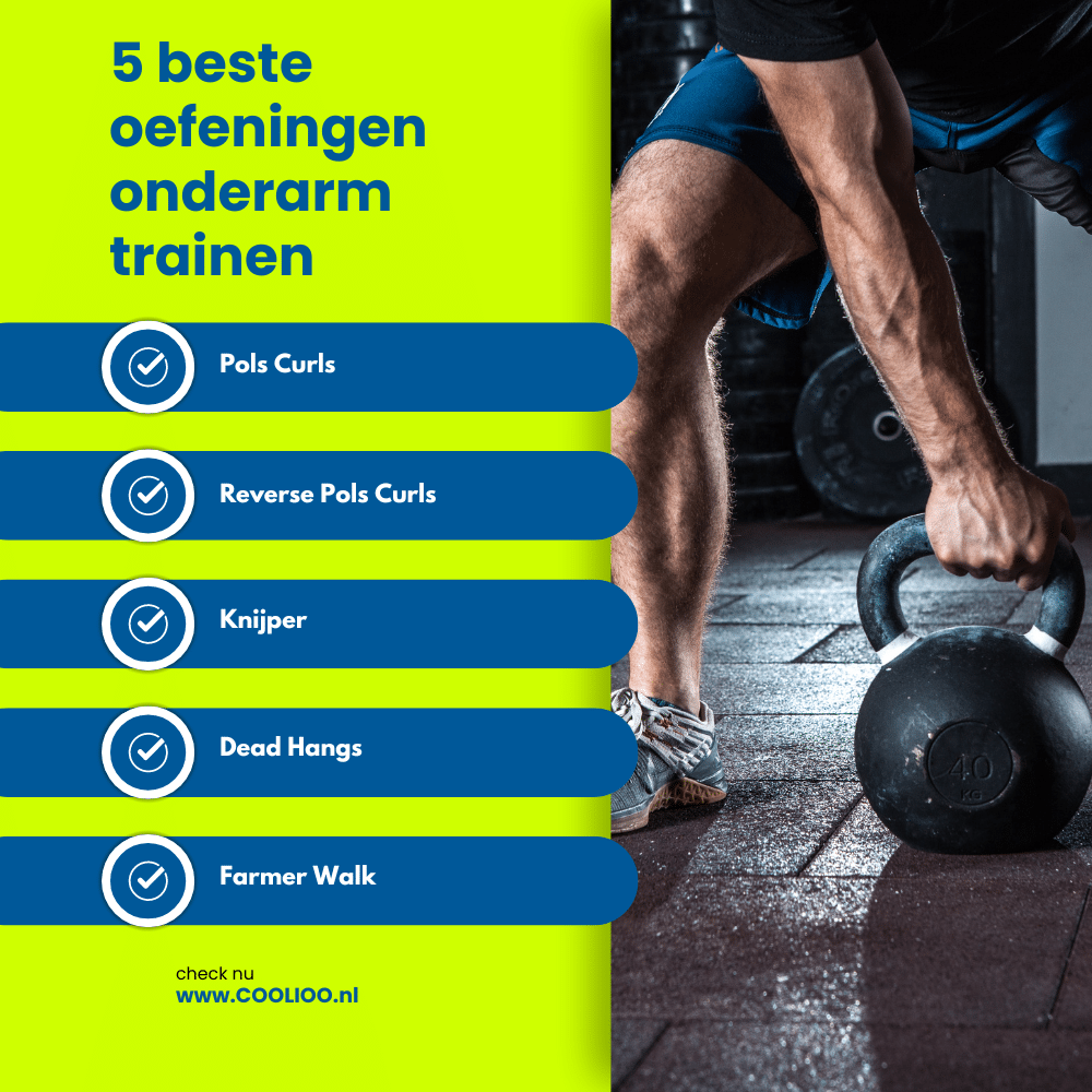 onderarmen trainen